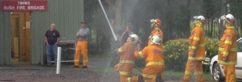 Tinonee Fire Shed training